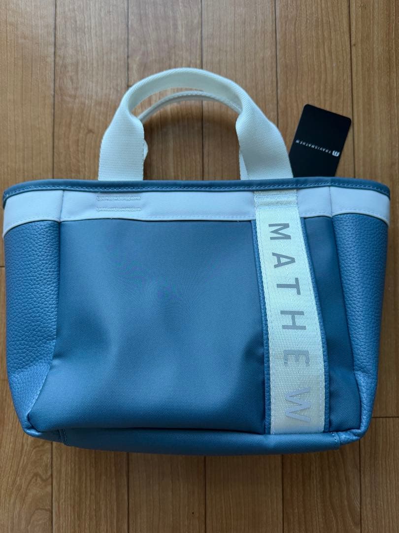 【新品未使用】タグ付き　travisMathew ラウンドバッグ　ブルー