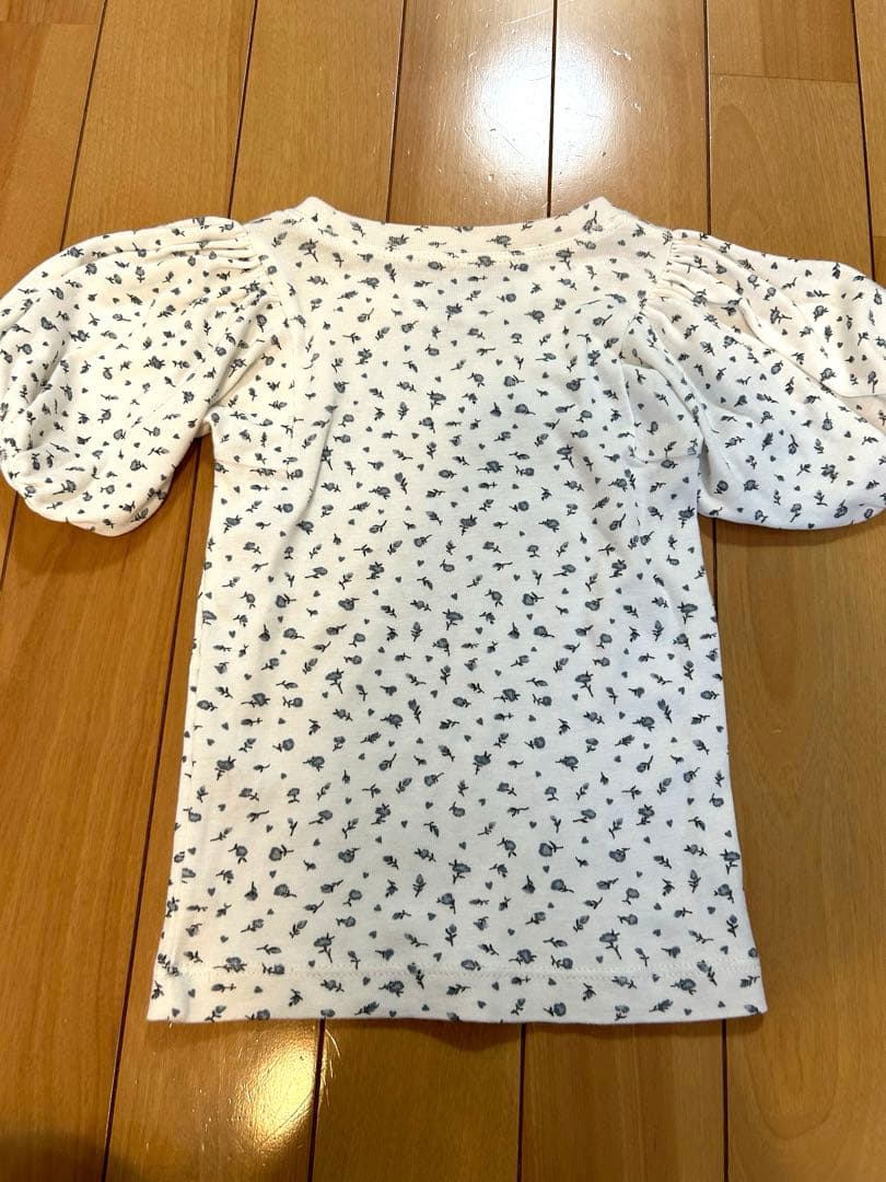 SOOR PLOOM 花柄パフスリーブTシャツ 2Y トップス