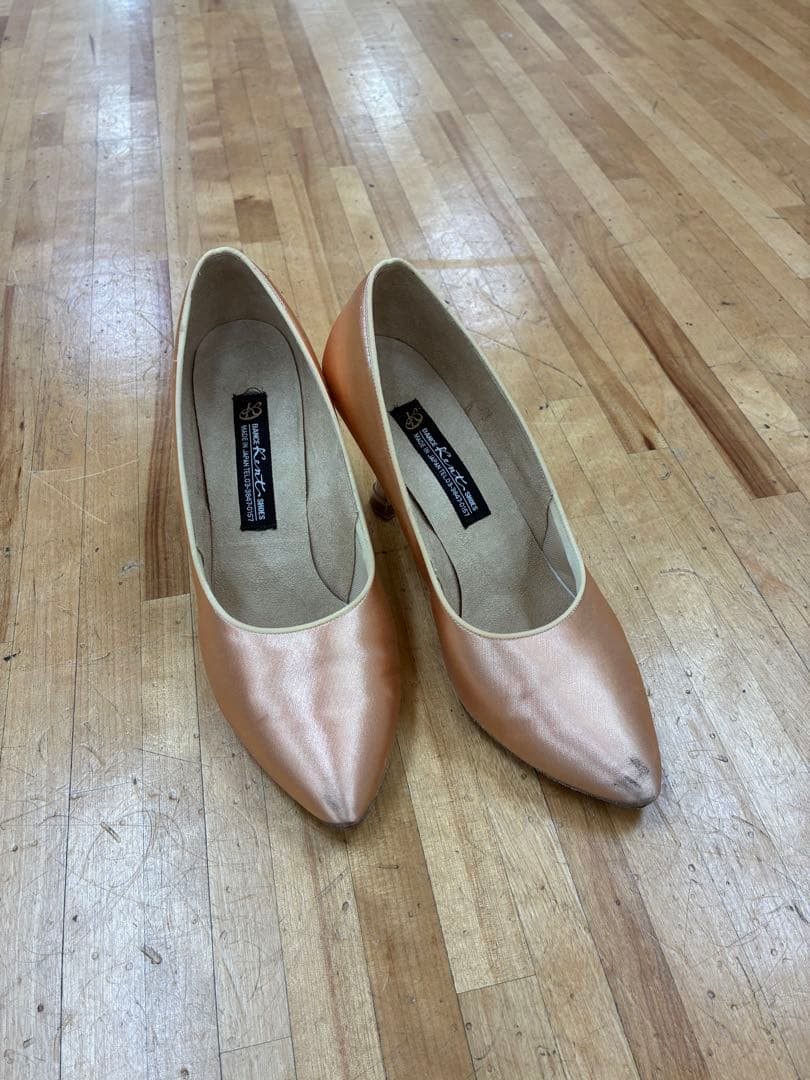 お値下げ❤︎【Kentdance】女性用サテン社交ダンスシューズ24cm
