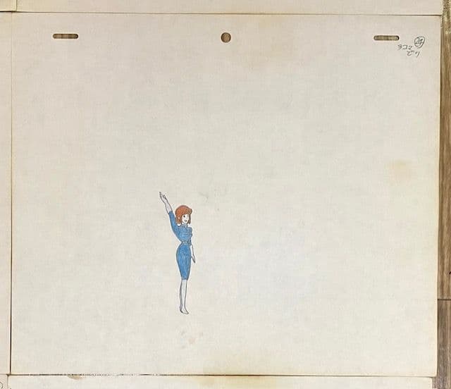 Nausicaä のナウシカのキャラクターが描かれたアニメ制作素材です