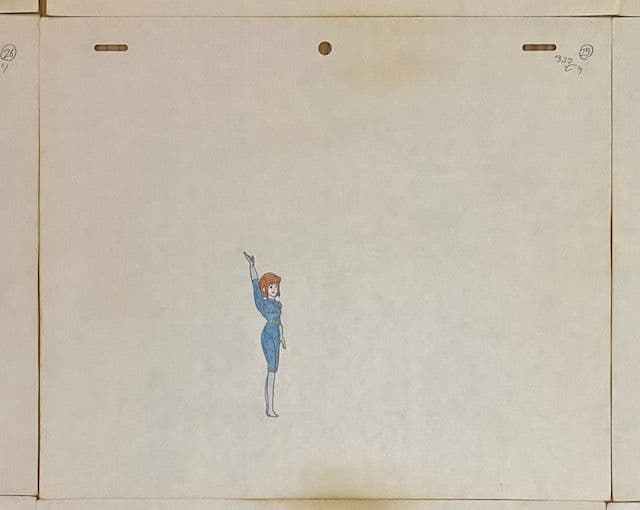 Nausicaä のナウシカのキャラクターが描かれたアニメ制作素材です