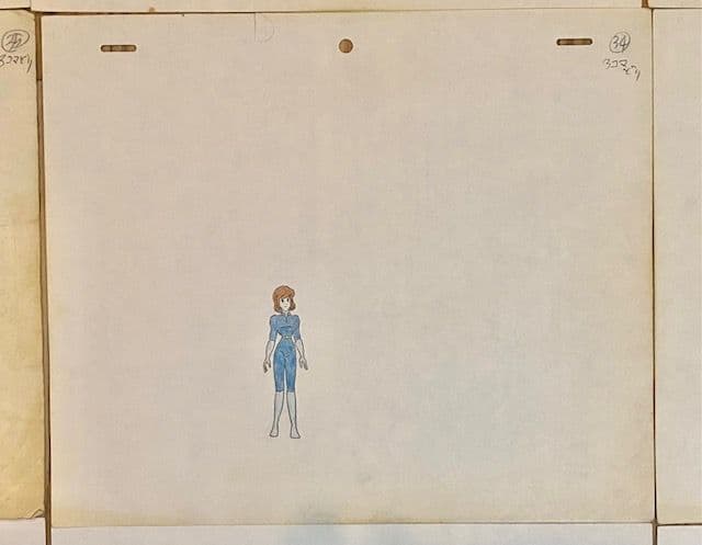 Nausicaä のナウシカのキャラクターが描かれたアニメ制作素材です
