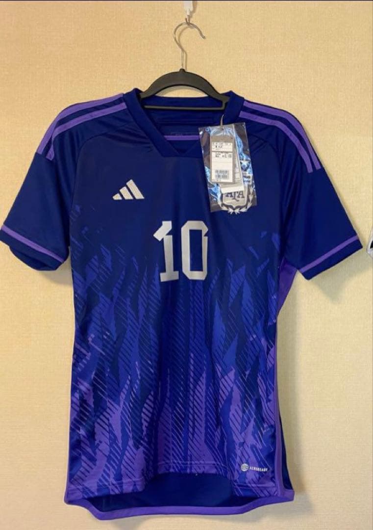 【W杯優勝、未使用】2⭐️ MESSI 10 アルゼンチン代表 アウェイ