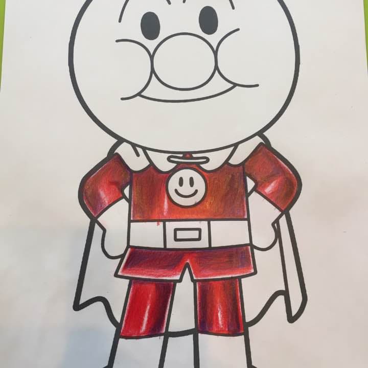 アンパンマン 塗り絵