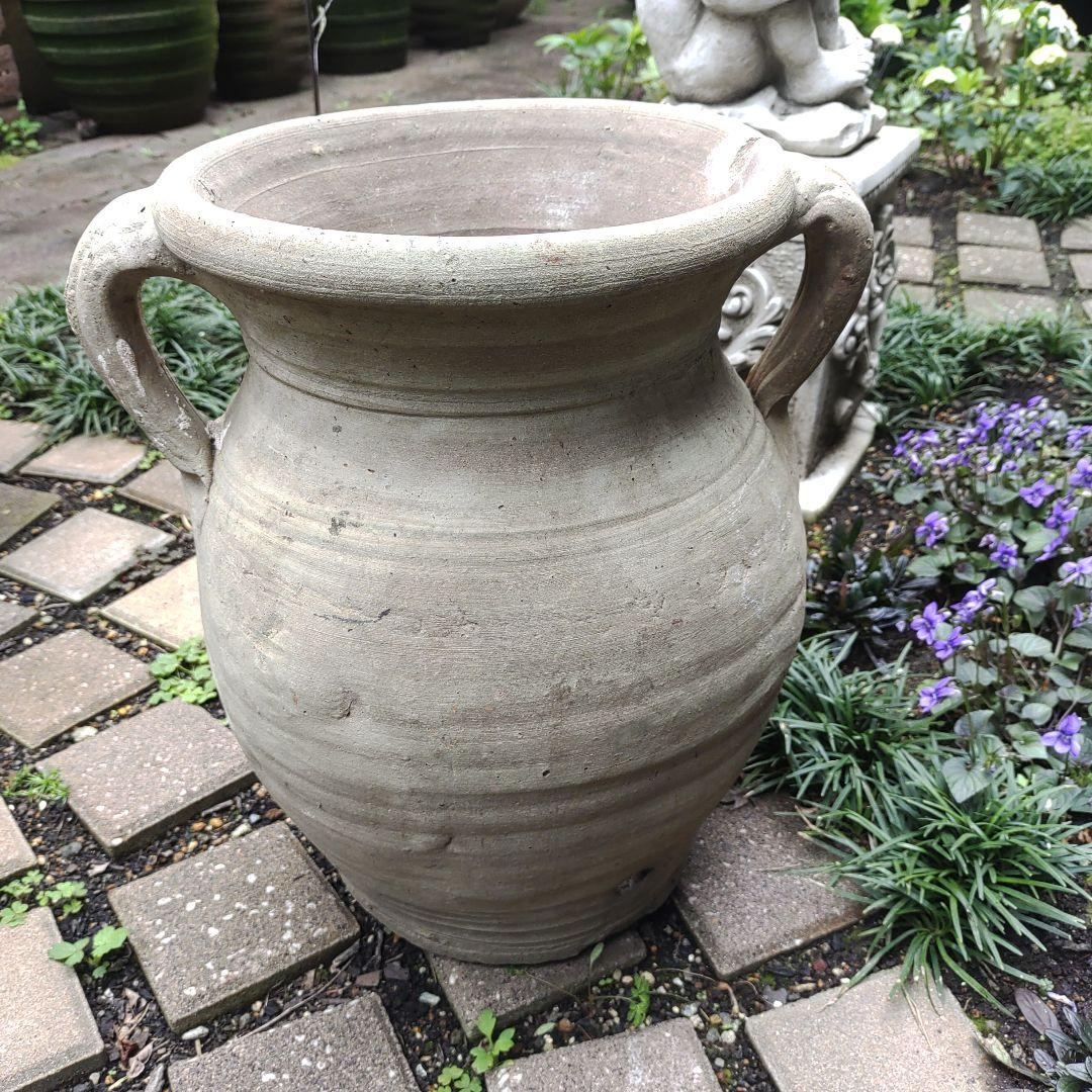 アンティーク　植木鉢　テラコッタ　つぼ