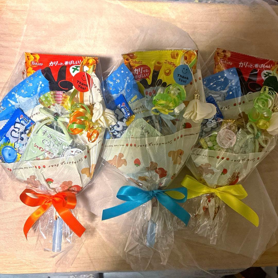 専用出品★鉛筆プチギフト28個★お菓子ブーケ20個　お祝　卒園　ばら撒　転校