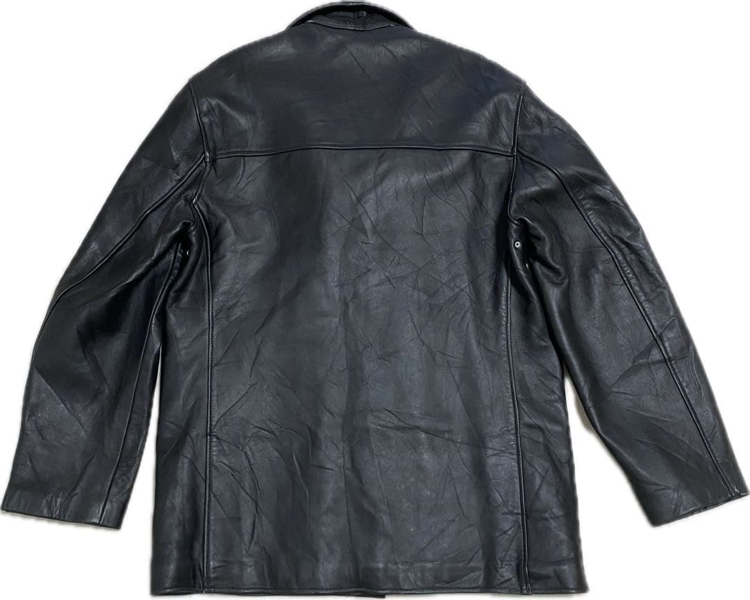 ジャケット・アウター French leather coat BLACK
