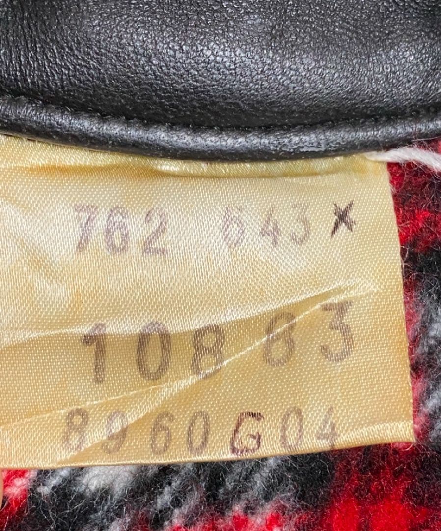 ジャケット・アウター French leather coat BLACK