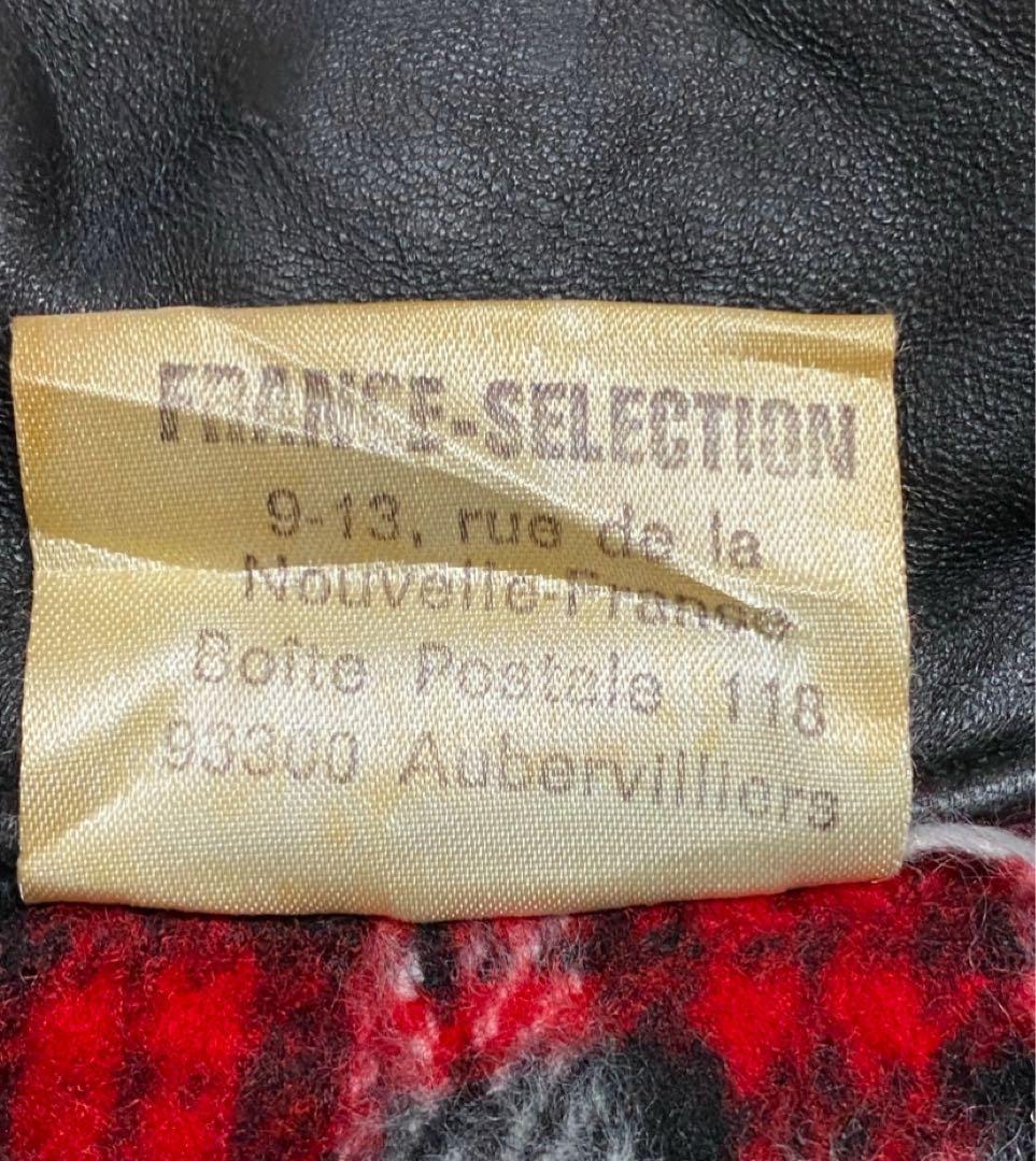 ジャケット・アウター French leather coat BLACK
