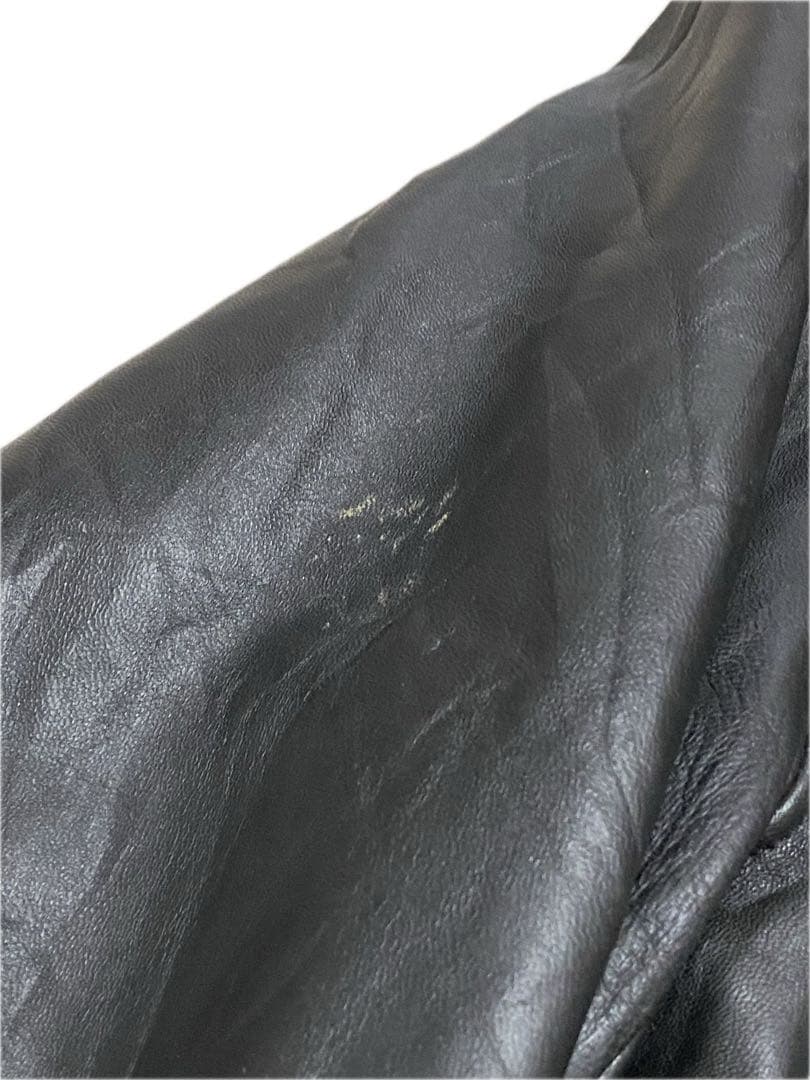 ジャケット・アウター French leather coat BLACK