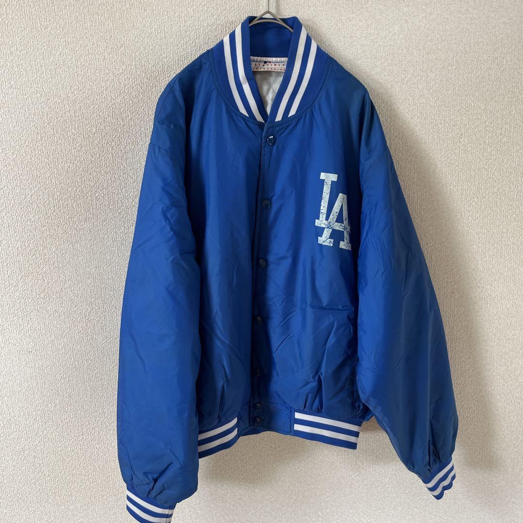 DODGERS LOS ANGELES ベースボールジャケット Mメンズ Z2