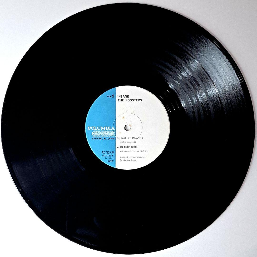 The Roosters　ルースターズ　Insane　インセイン　レコード　LP
