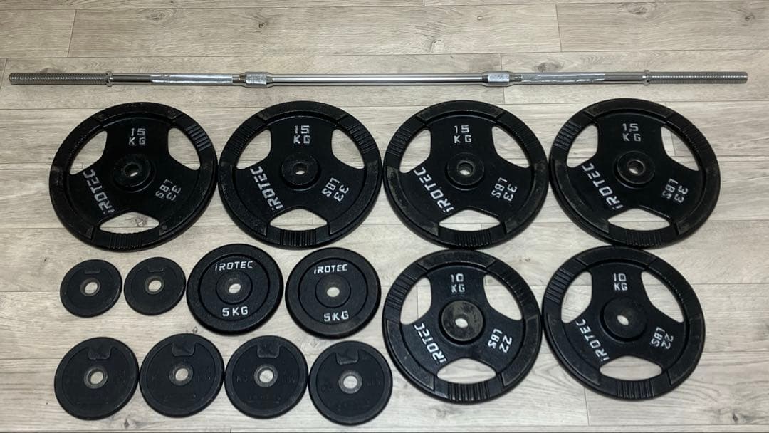 【今週末引取値引中】スミスマシン&ベンチ&プレート計100kg&180cmバー