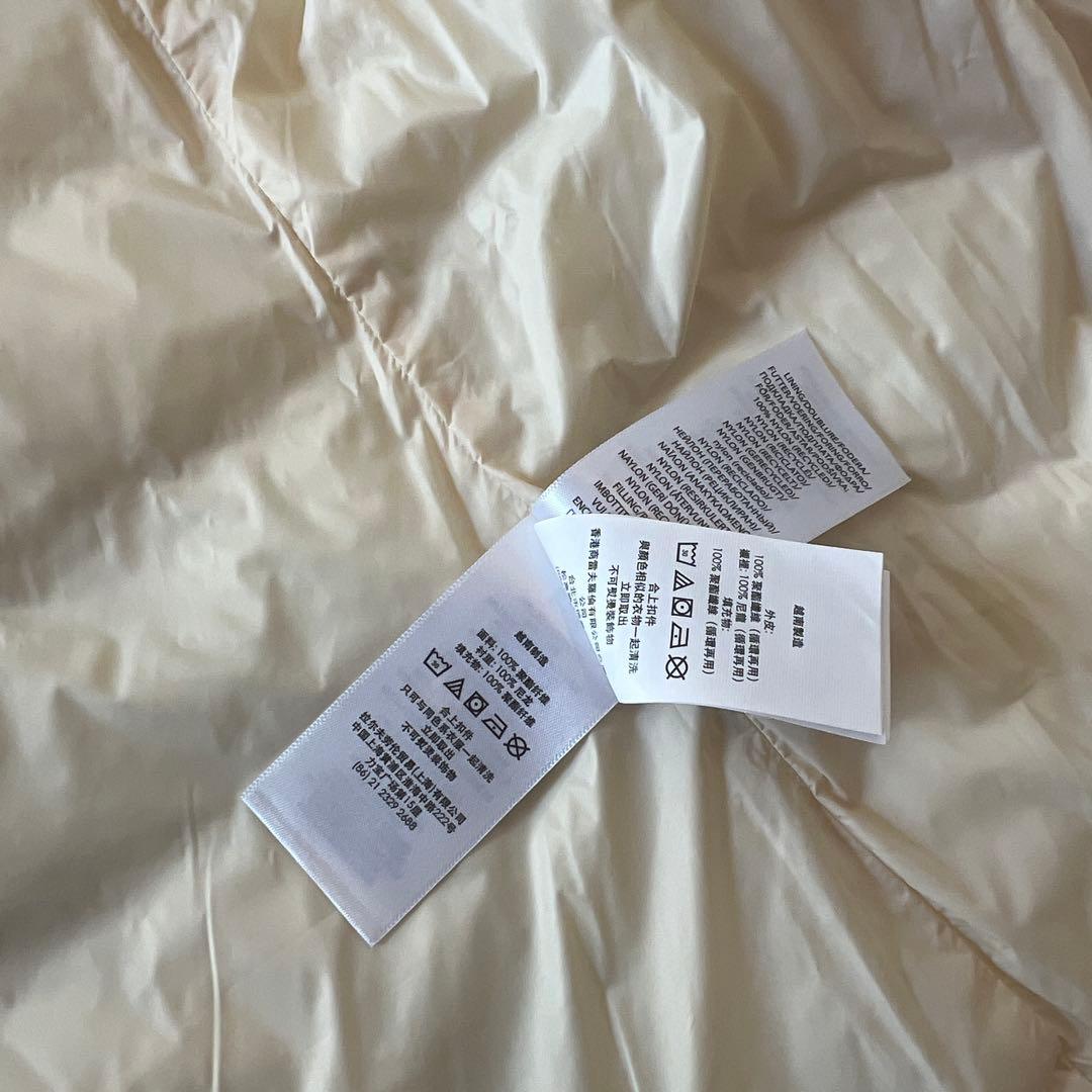 POLO ラルフローレン ダウンベスト S クリーム色