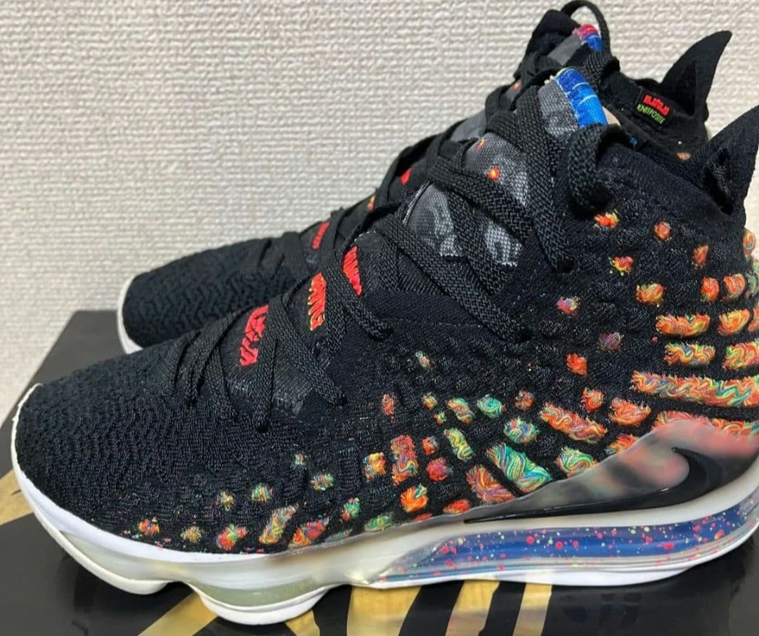 NIKE LeBron 17 JAMES GANG ブラック/マルチカラー