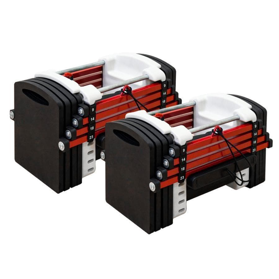 可変式ダンベル 23kg 2個セット ダンベルセット パワーブロック 2389