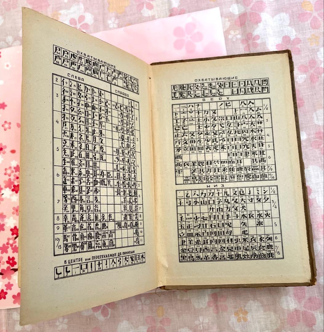 1944年ロシア語 漢字辞典Иероглифический Словарь骨董品