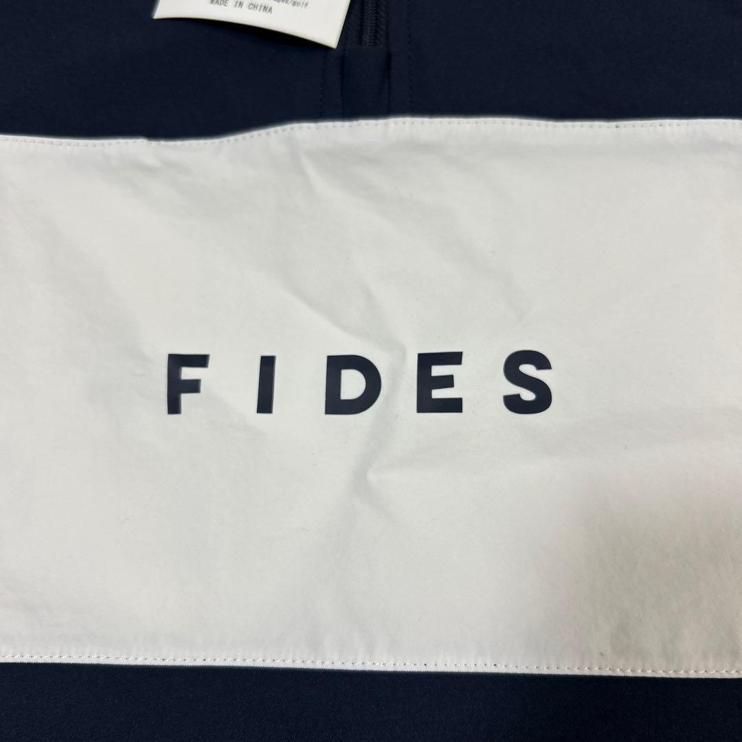 FIDES GOLF ネイビー ジップアップシャツ S
