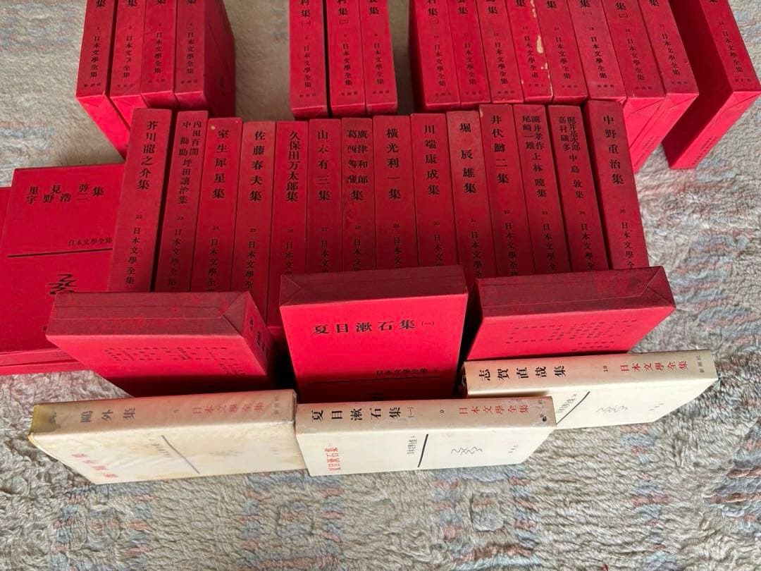 日本文学全集　新潮社　全72巻セット…1巻欠品【要2セット】1/2