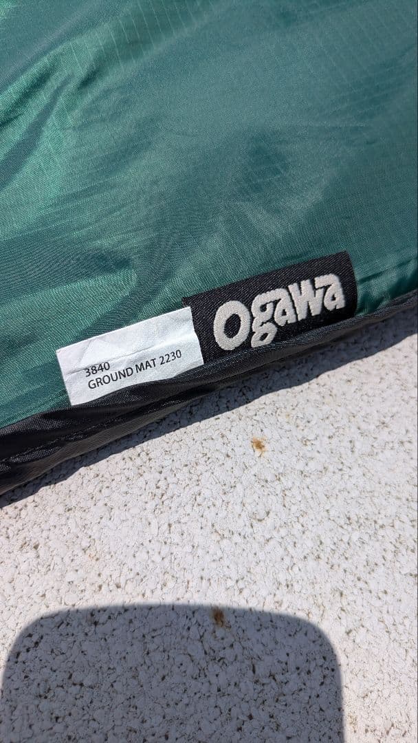 【最終】Ogawa GROUND MAT 2230 ブラック・グリーン