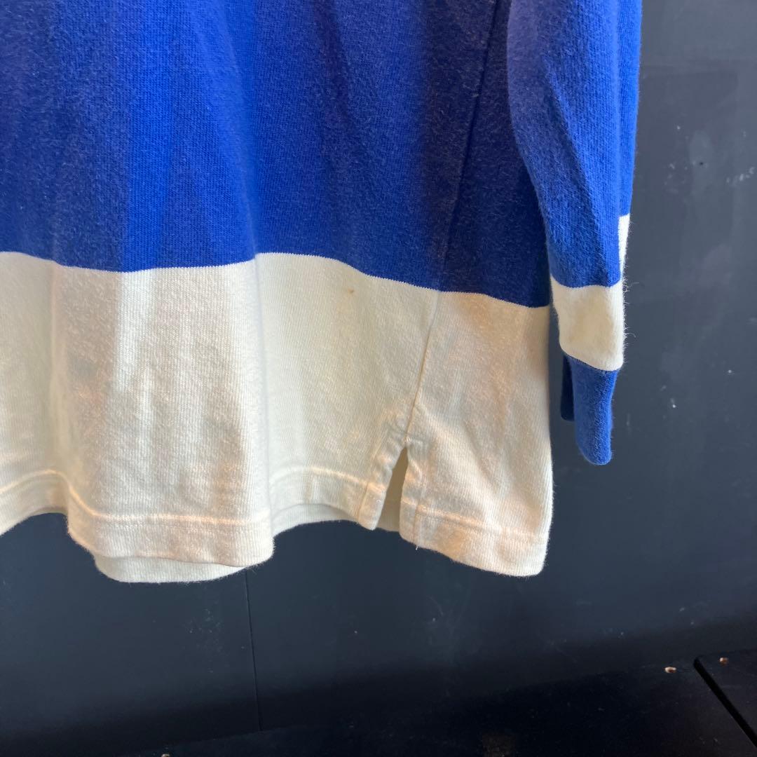 Polo by Ralph Lauren ラルフローレン ラガーシャツ 青白