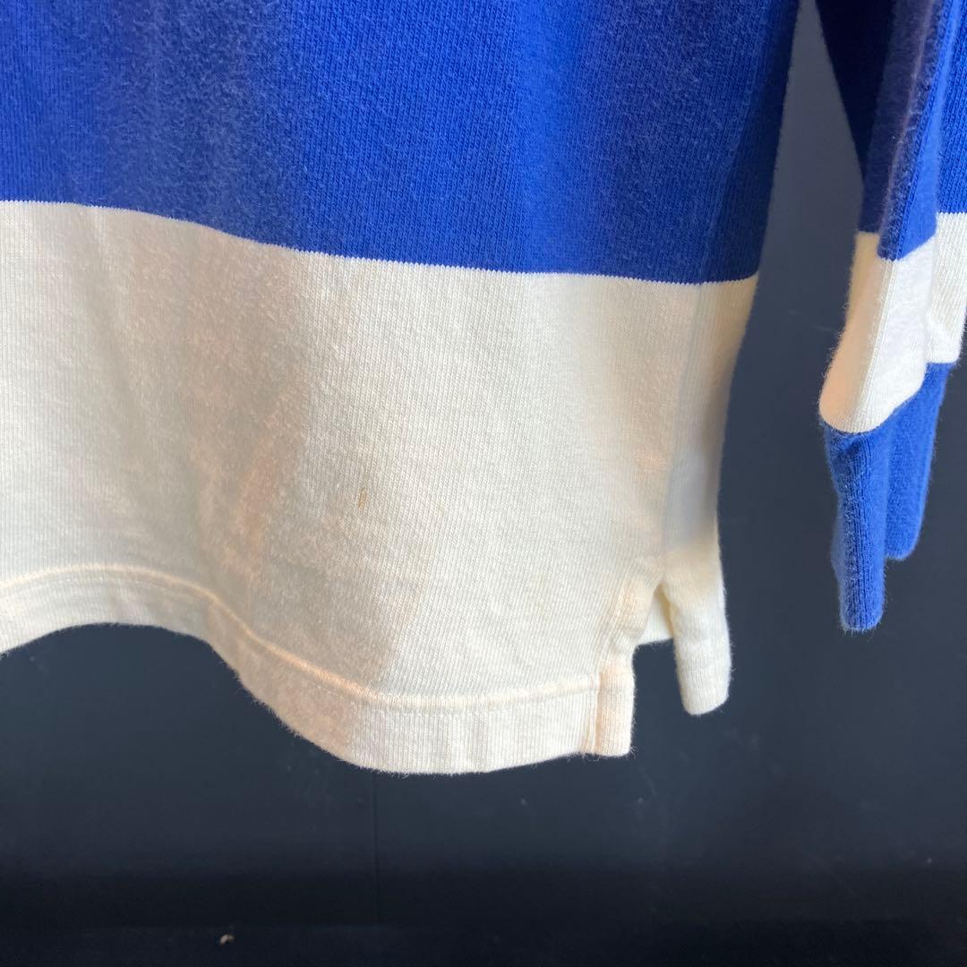 Polo by Ralph Lauren ラルフローレン ラガーシャツ 青白