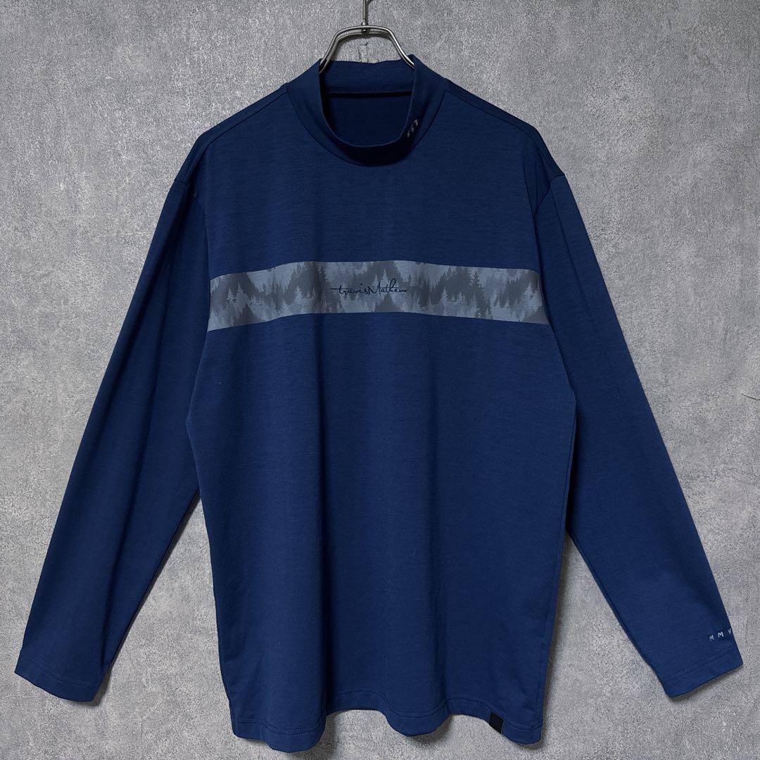 TRAVISMATHEW トラヴィスマシュー ロゴ モックネック シャツ 長袖