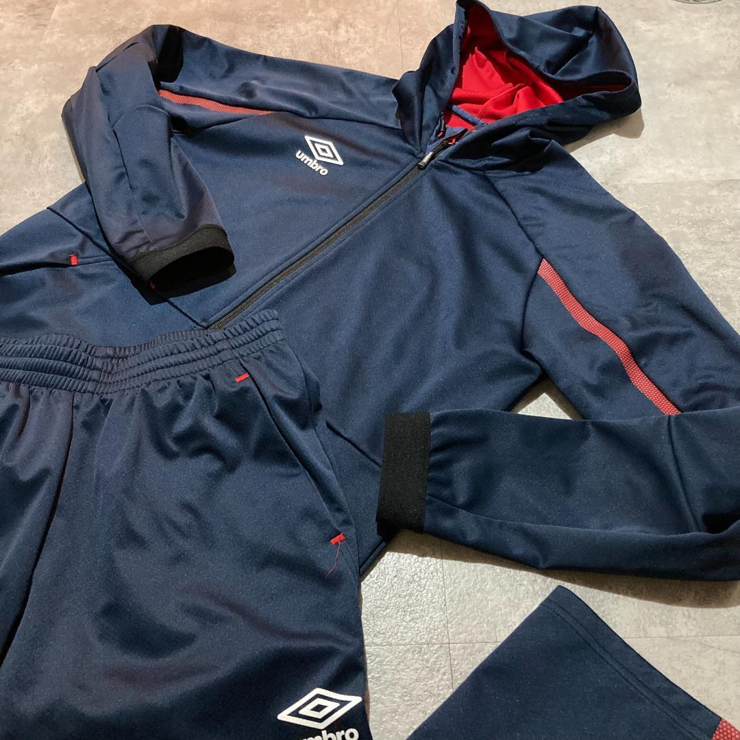 美品【umbro】アンブロ 防風 ボンディング セットアップ 上下セット