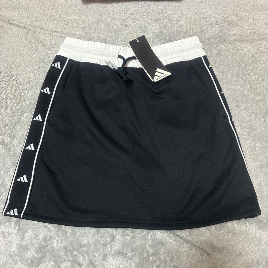 【新品タグ付★ダンボールニット】裏起毛 セットアップ S 黒 アディダス