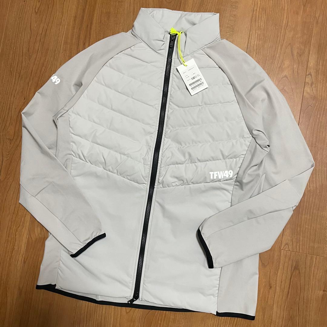 定価9万　新品　TFW49 ダウンブルゾン　セットアップ　ゴルフ　グレー　L