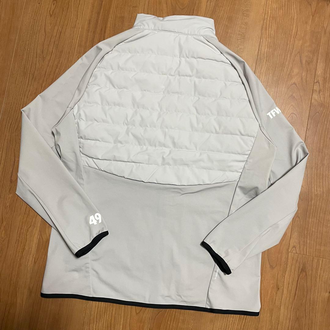 定価9万　新品　TFW49 ダウンブルゾン　セットアップ　ゴルフ　グレー　L