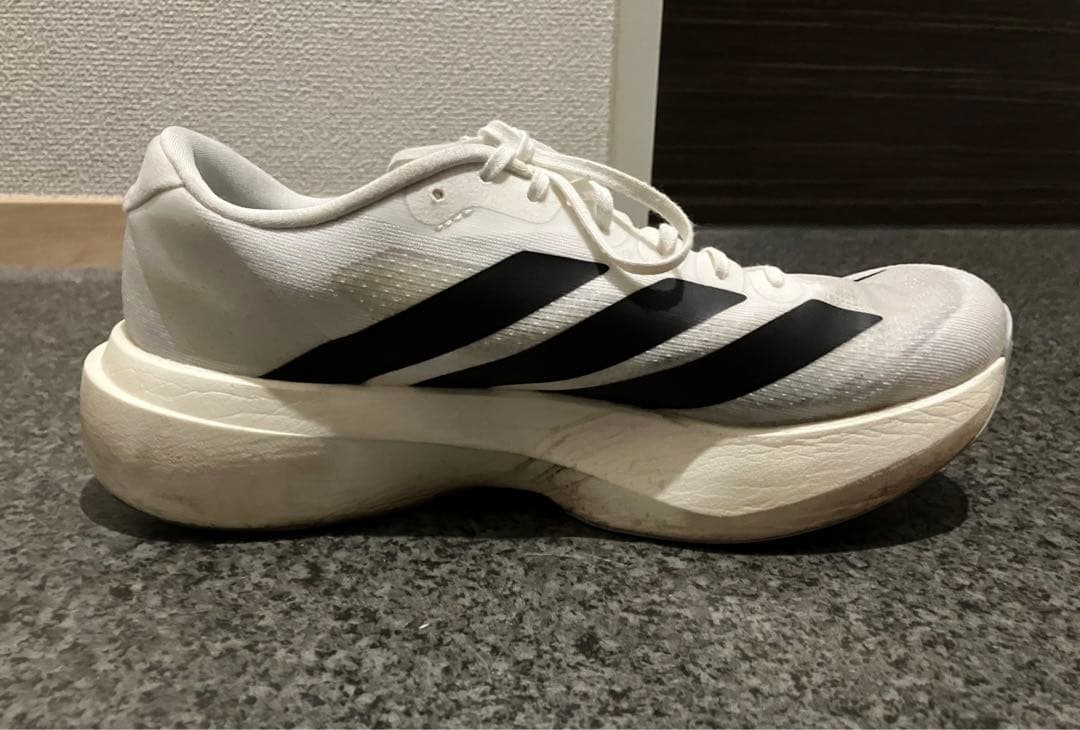 adidas EVO SL ホワイト　26.5㎝　ランニング　adizero