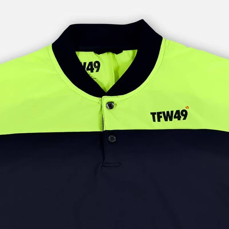 SANRISE × TFW49 サイドメッシュ COLLARLESS POLO