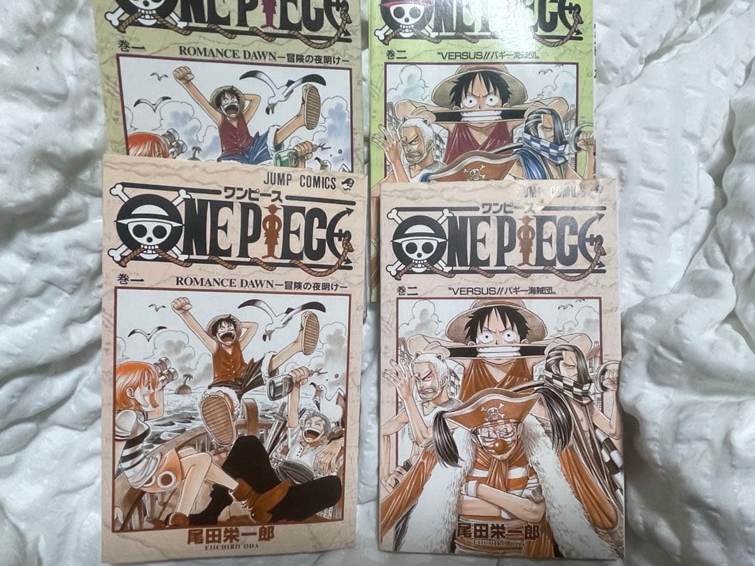 ワンピース　1巻　2巻　初版