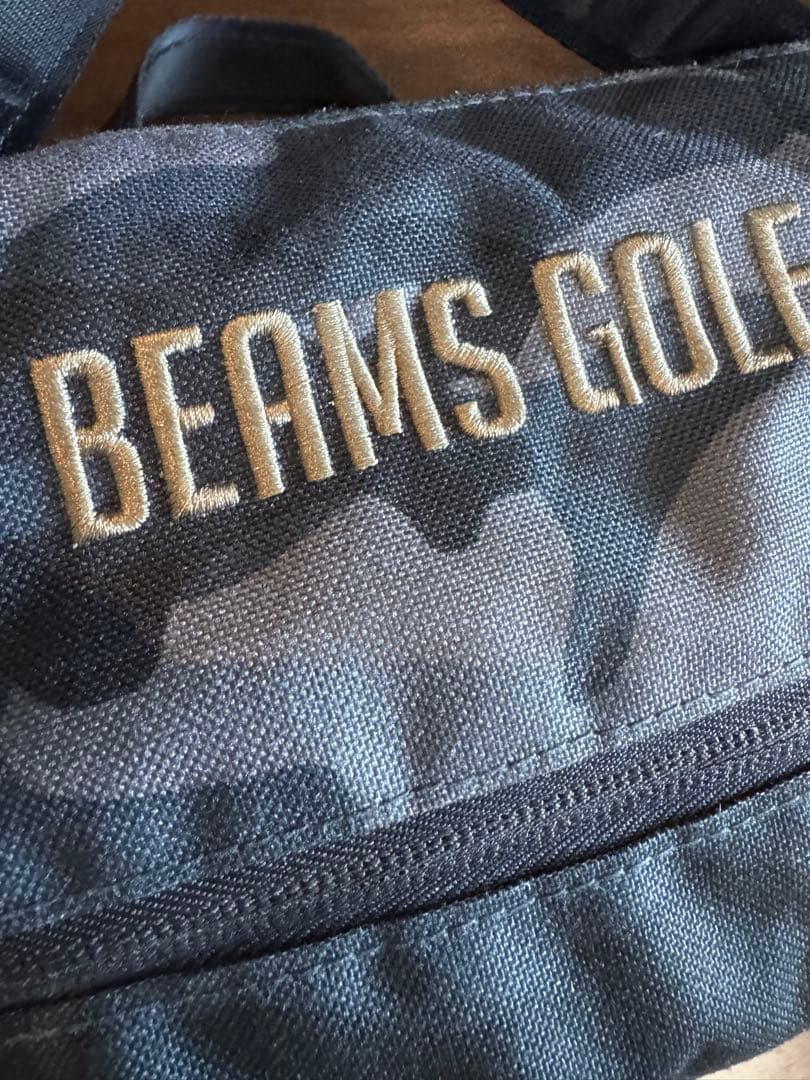 【美品】BEAMS GOLF 迷彩柄バッグ　保冷機能付きカートバック