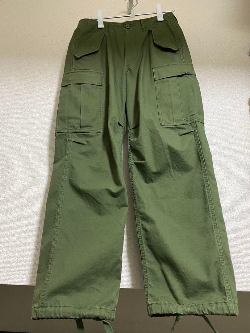 Stussy カーゴパンツ 28インチ オリーブグリーン ミリタリー ストリート
