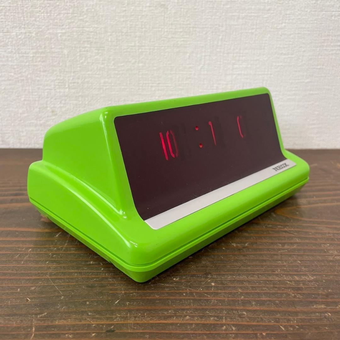 70's NEOX デジタル時計 スペースエイジ 当時物 60HZ 動作確認済