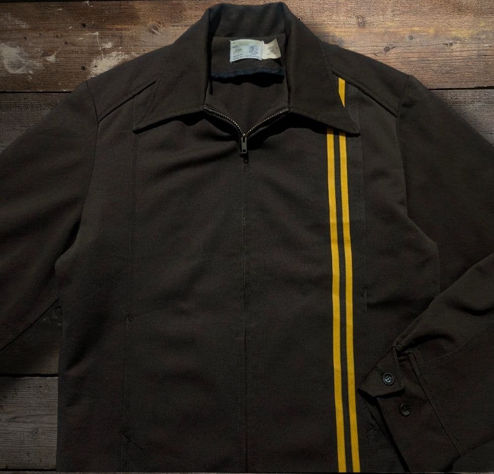 60s USA製 スポーツジャケット TALON ZIP ギャバ vintage