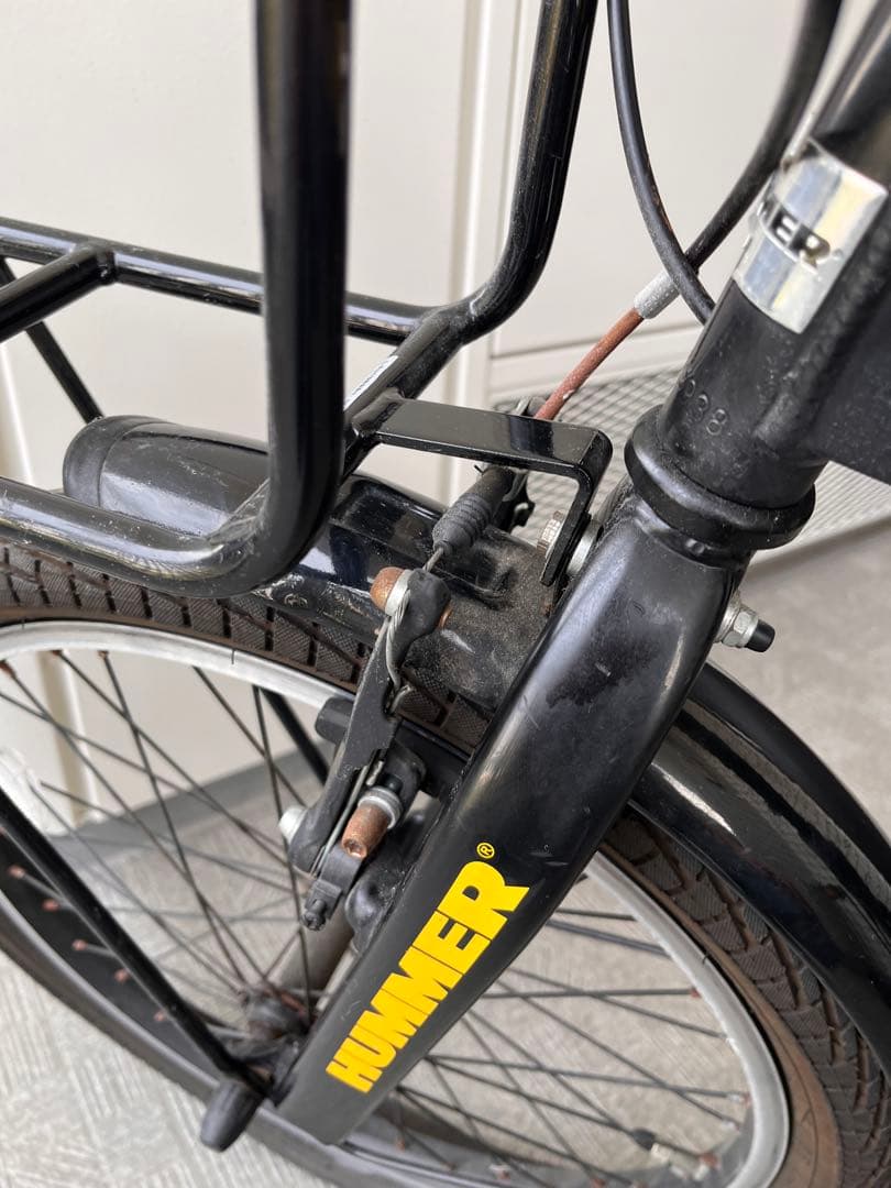 ハマー　HUMMER 折りたたみ自転車 黒