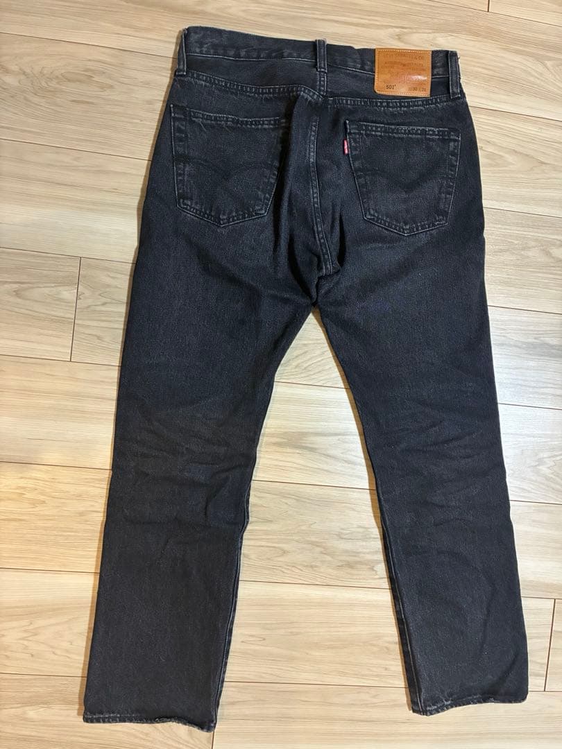 パンツ LEVI'S BIG E 501 BLACK W30 L28