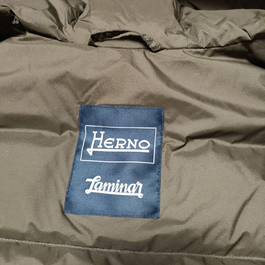 未使用✨HERNO ヘルノ Laminar ダウンベスト ブラウン　48