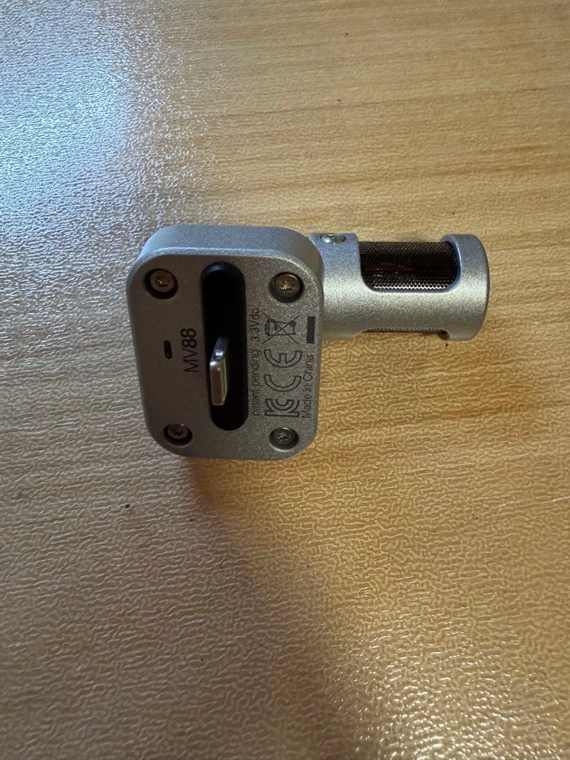 SHURE MV88 Lightningマイク本体とケース付き