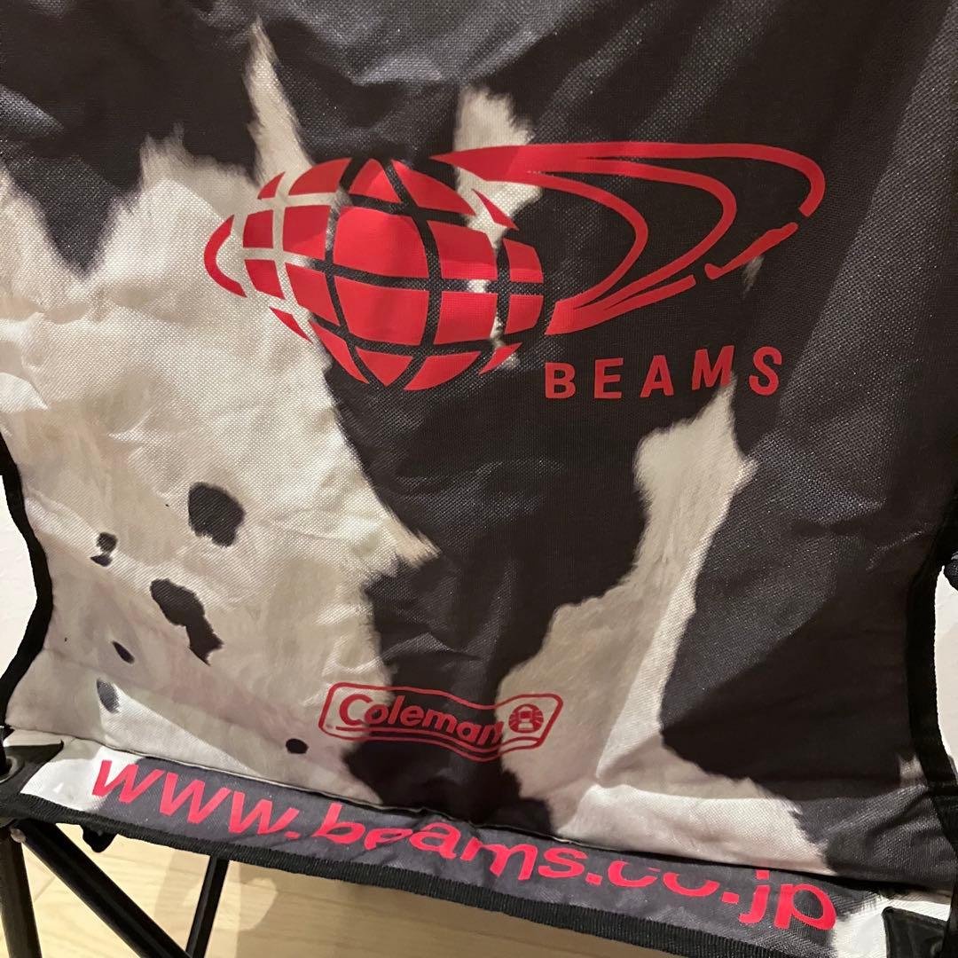 希少✨入手困難Coleman×BEAMS ハラコ柄 折畳みアームチェア 1人用