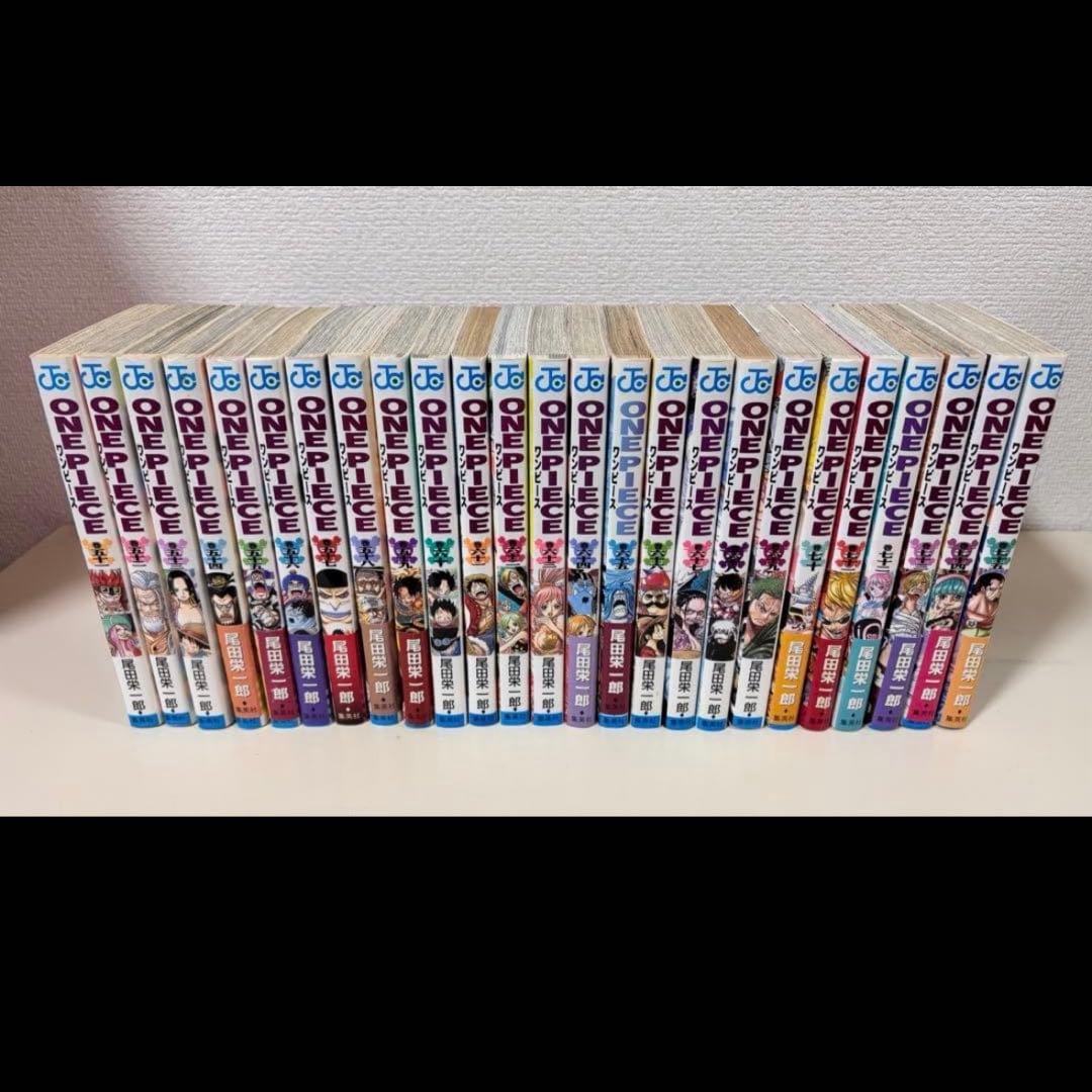 ワンピース 全巻初版　１巻〜１１２巻　４９冊　セット　帯付き　尾田栄一郎　本