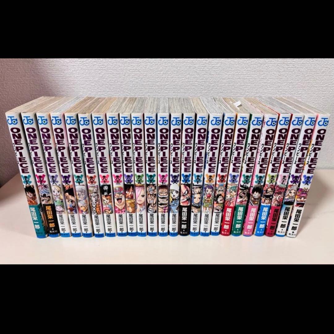 ワンピース 全巻初版　１巻〜１１２巻　４９冊　セット　帯付き　尾田栄一郎　本