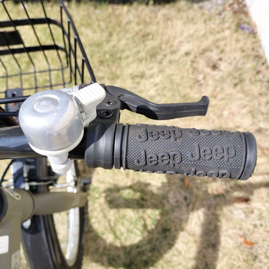 Jeep 子供用自転車 18インチ オリーブグリーン補助輪付き