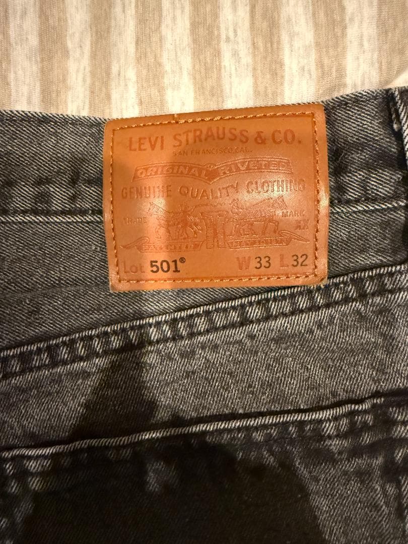 LEVI'Sリーバイス501デニム セルビッジ仕様の501赤耳モデル
