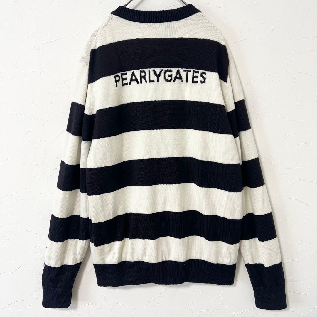 PEARLY GATES パーリーゲイツ　星に願いを　裏地付き　ニット　メンズ