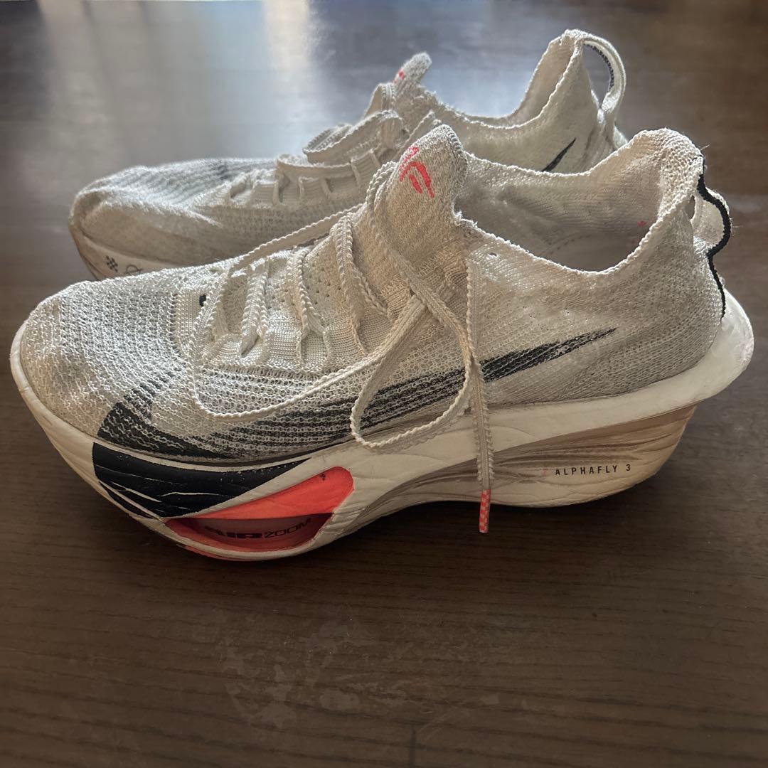 Nike AlphaFly ホワイト/ブラック/ピンクsize23センチ