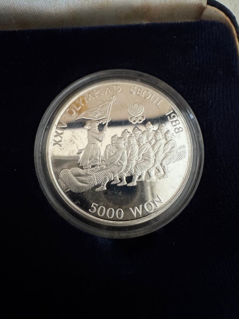 1988年ソウルオリンピック記念硬貨 10000ウォン 5000ウォン銀貨セット
